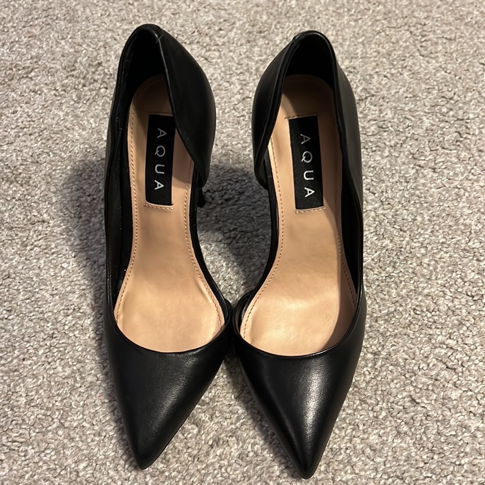 Aqua Dion Half d’Orsay Heels